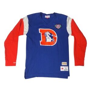 Mitchell & Ness Denver Broncos Jersey Youth L Blue 1994 Throwback Excellent